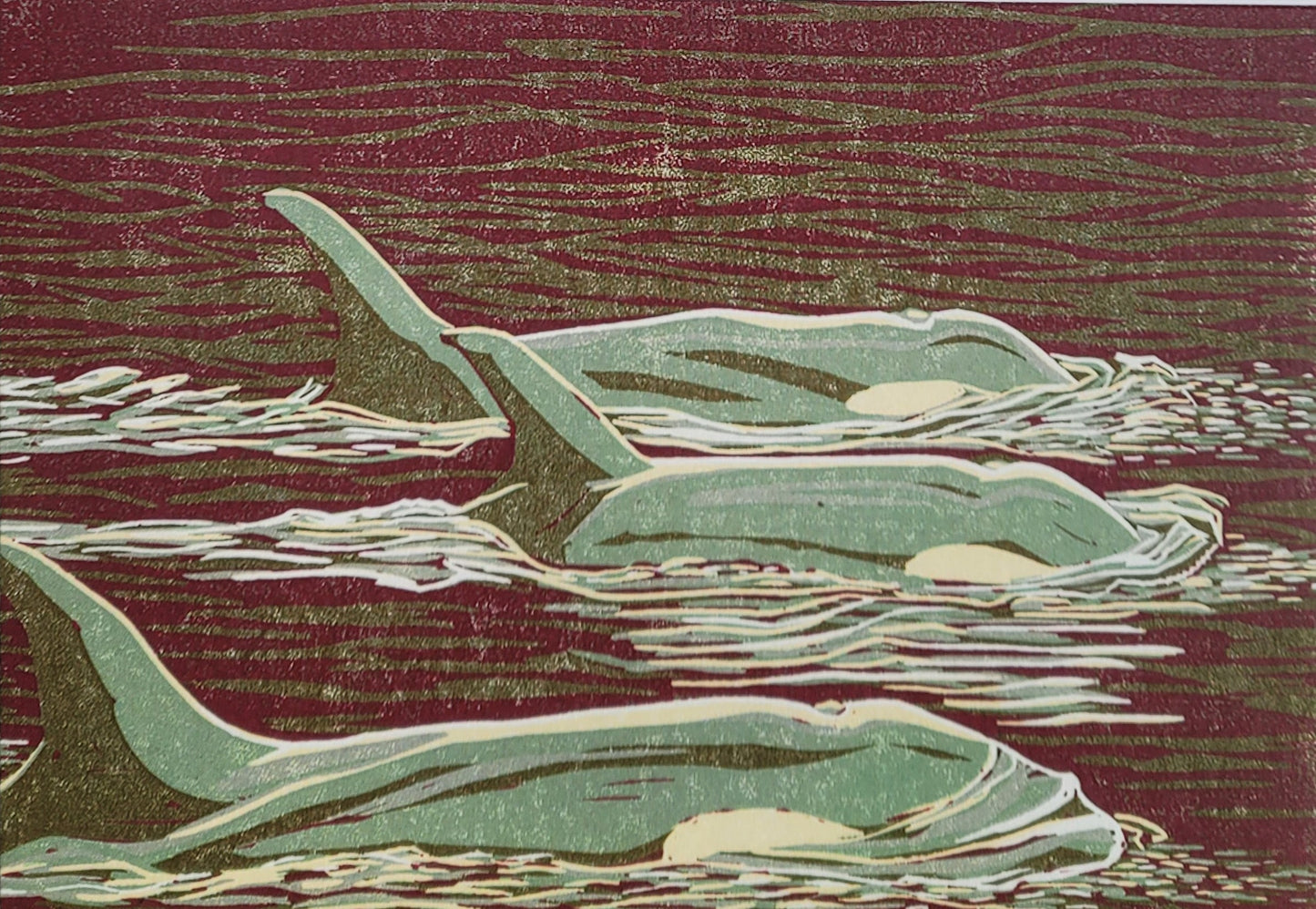 Pod of Orcas Art Card